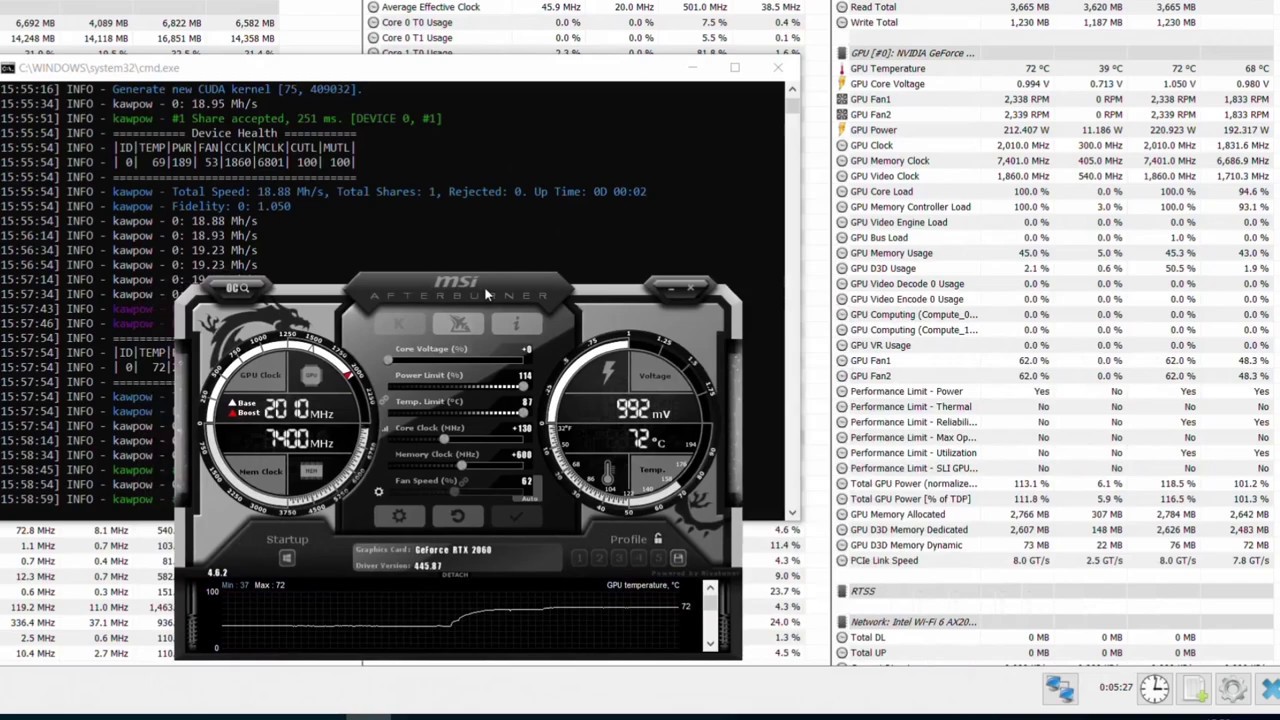 nvidia geforce rtx 2060 mining