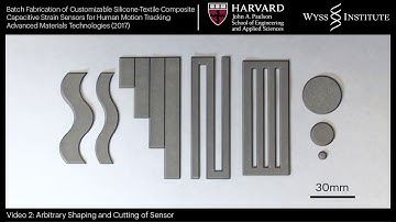 Textile Silicone Hybrid Sensor - Laser Cutting Finished Sensor Mat