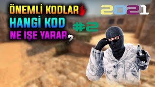 CS 1.6 HANGİ KOD NE İŞE YARAR #2 2021