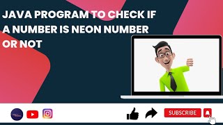 Java Program to Check If a Number is Neon Number or Not