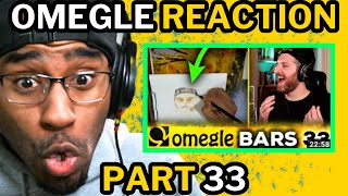 Harry Mack Does EPIC 12-Minute One-Take Freestyle While Artist Draws Him | Omegle Bars 33 (REACTION)