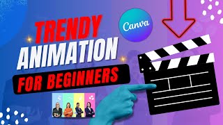 How to Create Animations in Canva | Canva Tutorial for Beginners