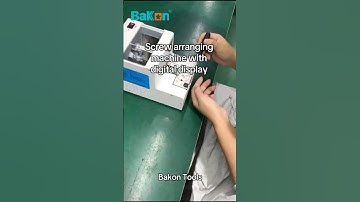 Bakon Automatic Screw Feeder: Digital Display, Adjustable Track Screw Counting Machine