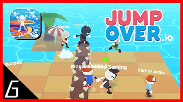 Jump Over .io - First Levels Gameplay (iOS, Android) Walkthrough Tutorial