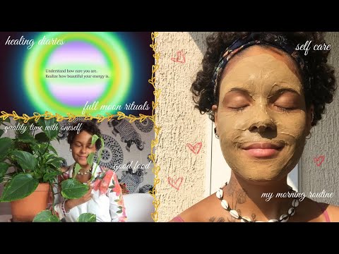 healing diaries pt 2. - my morning routine, full moon rituals and good vegan food