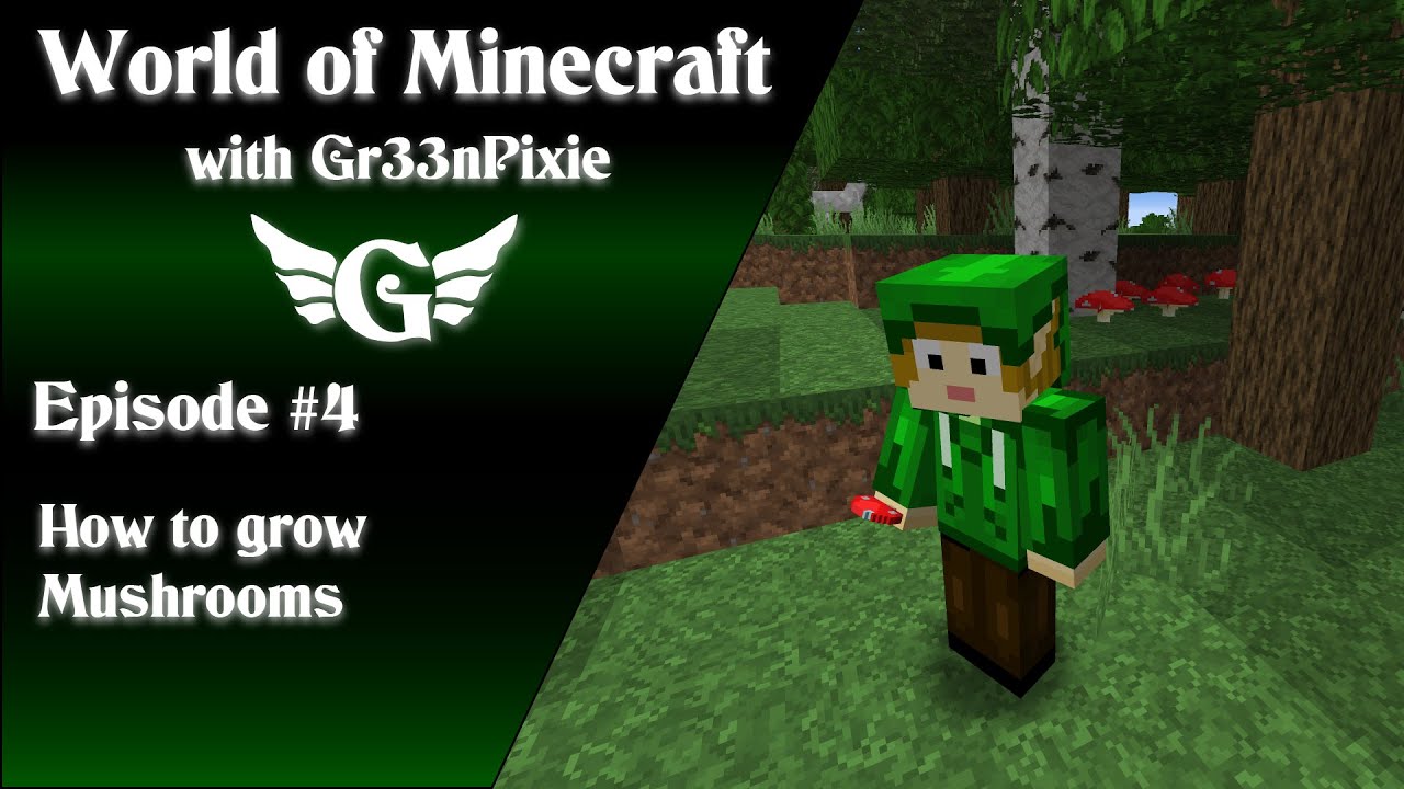 How to grow Mushrooms In Minecraft (...sort of) - YouTube