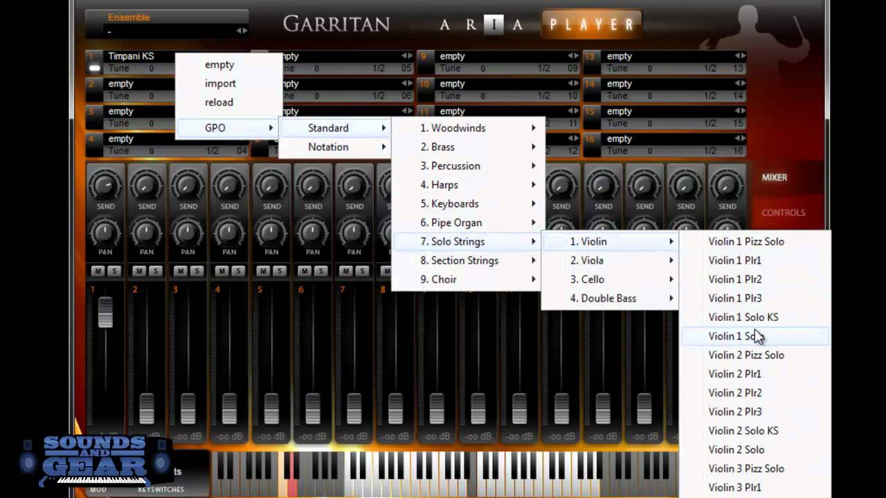 garritan orchestra automation