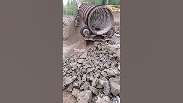The separating equipment trommel screen machine working site #trommel #screen #stone #jycrusher