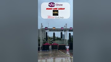 Phần trình diễn DEMO Line Array của HBK SOUND tại PlaseShow Hà Nội 2025