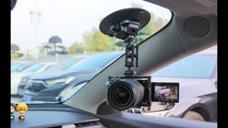 Budget solution to attach a camera to a car- Ulanzi F22 Quick Release Suction Cup Mount (6 inches)