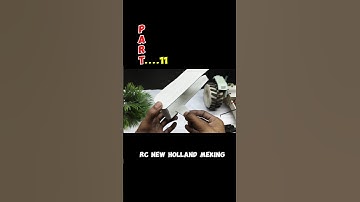 How to make RC New Holland using pvc pipe. making RC Tractor