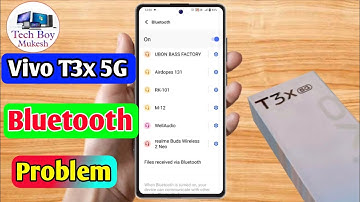 vivo t3x bluetooth problem, vivo t3x bluetooth connect problem