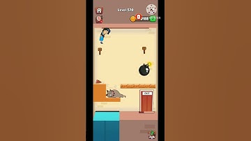 Rescue cut rope puzzle game level 569#Short#Shorts#shortsfeed#youtubeshorts#gaming🌲