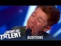 Kerr james 12 year old singing sensation surprises with his voice britains got talent 2019