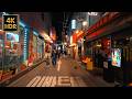 Seoul Night Walk | From Jongno, past Gwangjang Market and Euljiro to Hoehyeon Station [4K HDR]