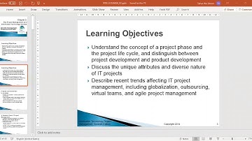 Chapter 2:The Project Management and Information Technology Context