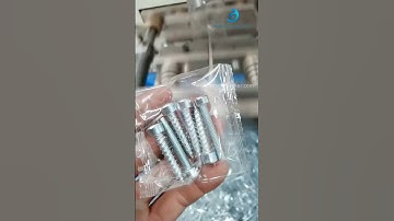 Automatic double hardware vibrating bowl counting filling mixed parts bag packaging machine