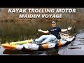 Kayak Trolling Motor | Maiden Voyage | Kayak DIY