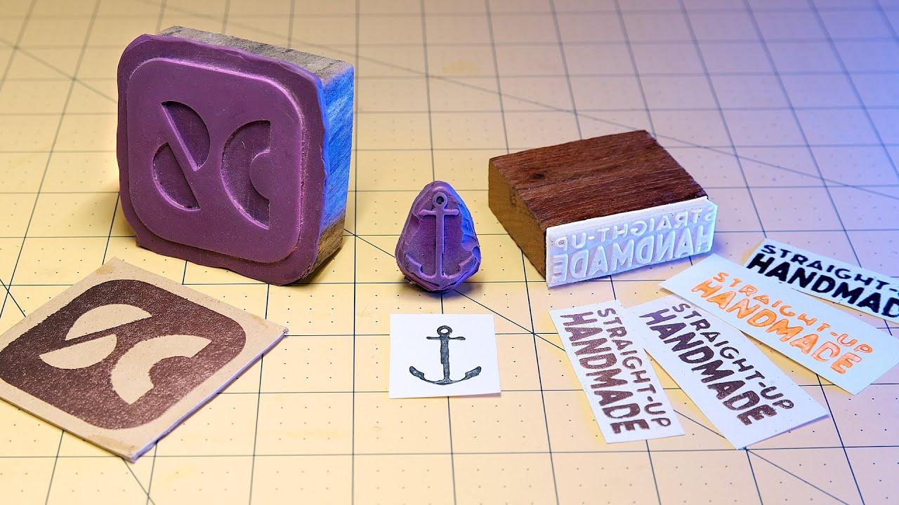Make your own STAMPS! (Plus DIY rubber recipe!)