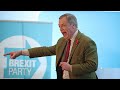 Watch again: Nigel Farage gives speech at Brexit Party rally in Wales