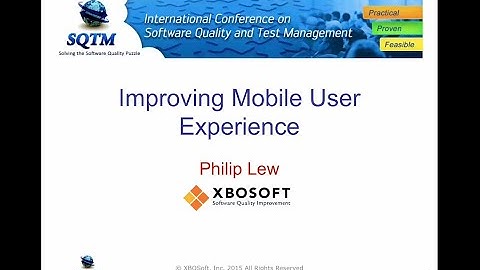 Software Testing Training | Improving Mobile User Experience