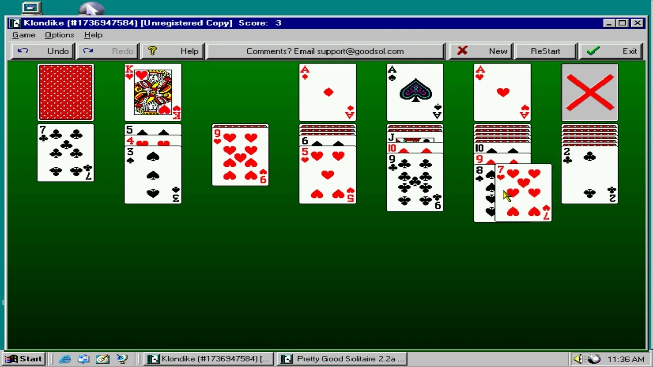 Classic Solitaire Windows XP (Klondike) - Play Online