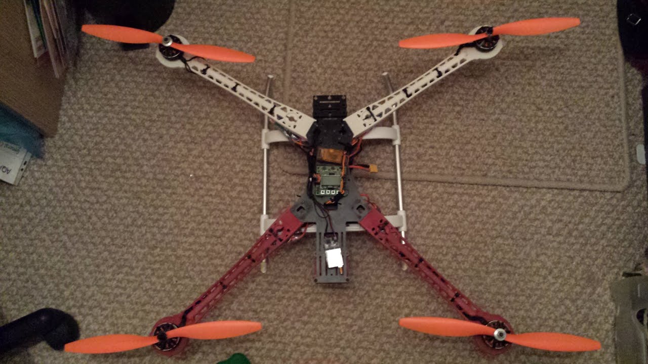 Q680 with emax 600kv motors... it works!