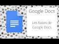 Les bases de google docs