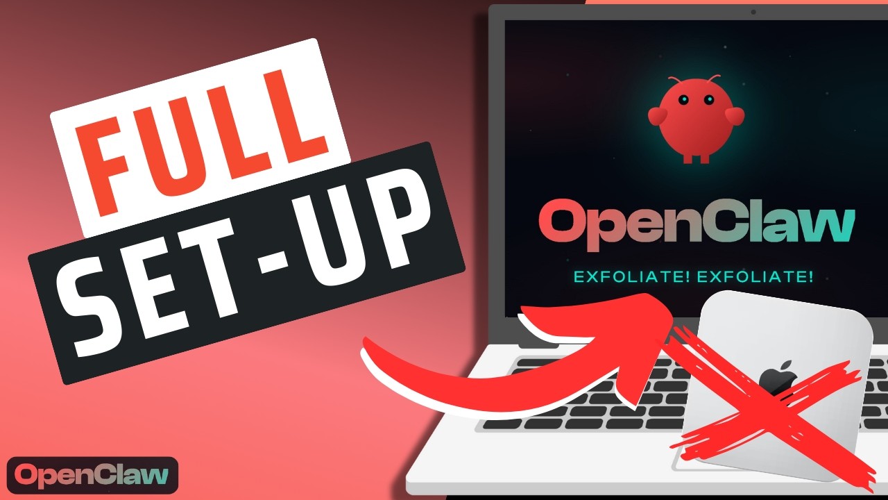 How To Setup OpenClaw Without a Mac mini (Budget Setup Guide) - YouTube