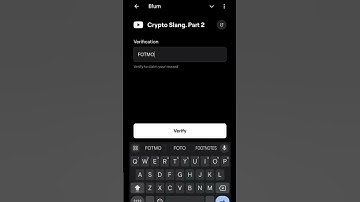 Crypto Slang. Part 2 Blum Video Code _Crypto Slang Part 2 Blum Today Verification Keyword Today Code