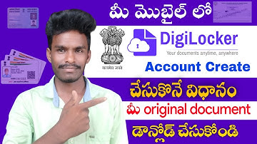 How to Create Digilocker Account in Telugu | How to Use Digilocker in Telugu | Digilocker documents