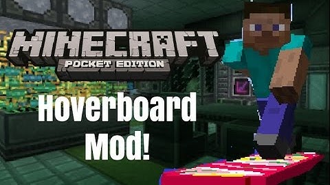 Minecraft PE Mini-Mod: Hoverboard Mod!