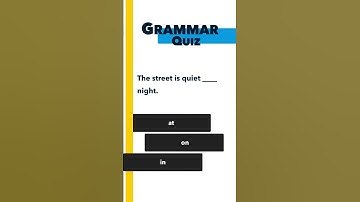Prepositions Quiz: Can You Pass English Grammar?