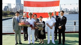 氷川丸で１８年ぶりに船長交代 横浜