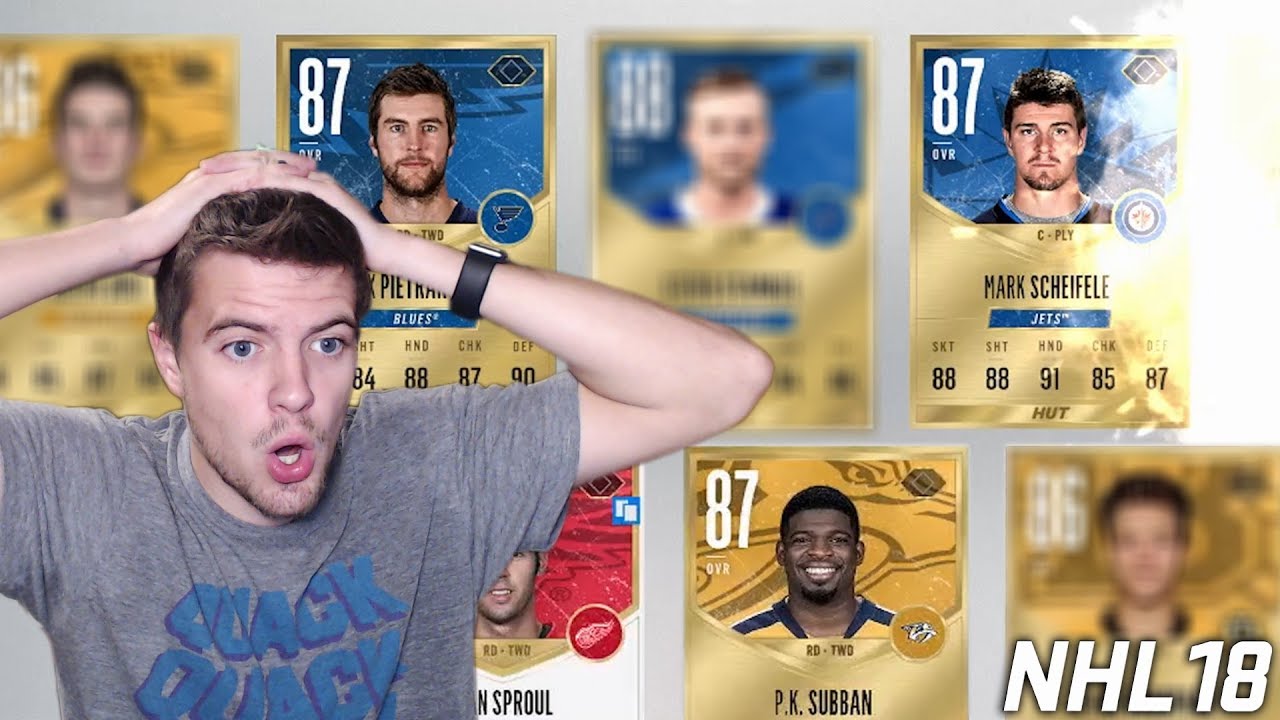 NHL 18: THE GREATEST PACK OPENING OF ALL TIME - YouTube