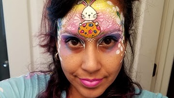 Easter Bunny Face Painting tutorial