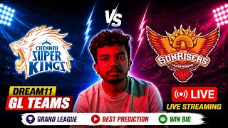LIVE,CSK vs SRH Dream11 Live GL Team Prediction Today, CSK vs SRH Dream Team Today, #shorts #Short