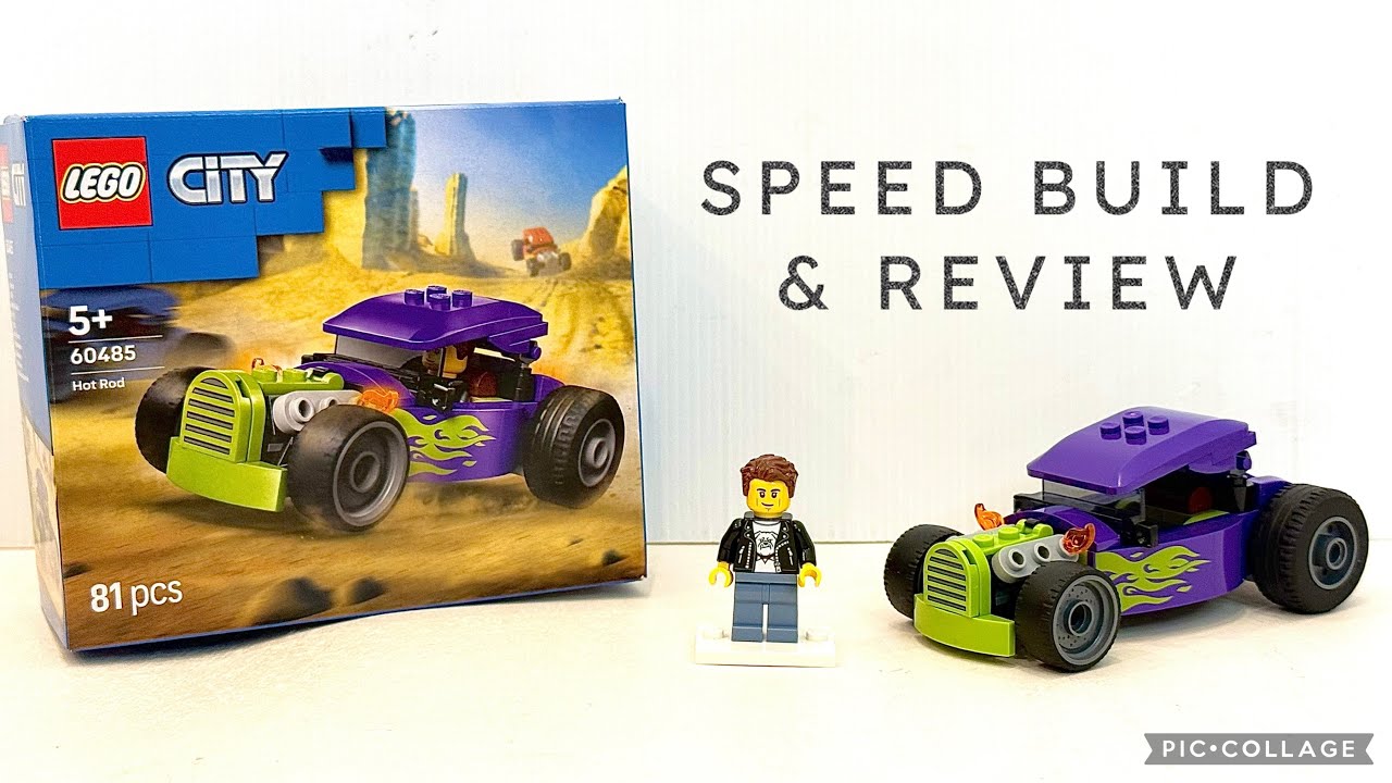 2026 LEGO City 60485 Hot Rod SPEED BUILD & REVIEW!!! - YouTube