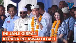 Gibran Janji Kaji Ulang Pembangunan Bandara Bali Utara jika Menang Pilpres