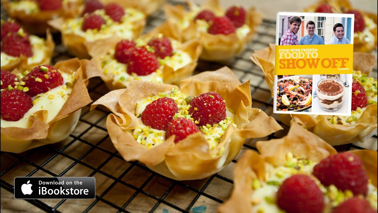 Raspberry Tartlets Recipe: Food to Show Off | Sorted Food