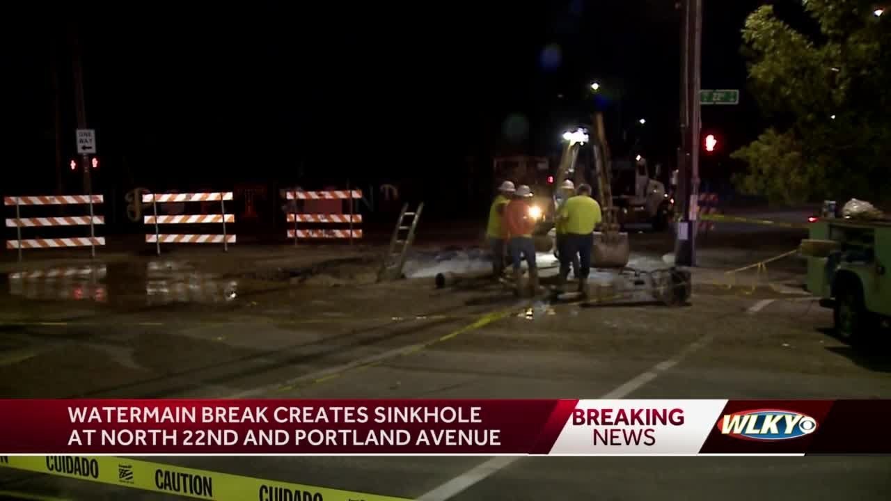 water-main-break-creates-sinkhole-on-road-in-portland-neighborhood