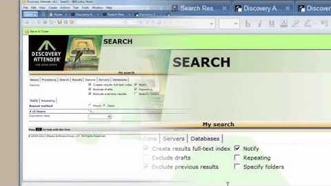 Discovery Attender for Lotus Notes Product Overview (Channel)