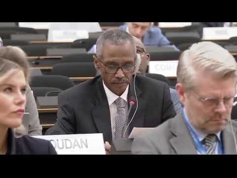 كلمة قويه لمندوب السودان في مجلس حقوق الإنسان أمام الدورة الخاصة الثامنة والثلاثين
