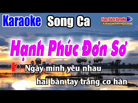 Hạnh Phúc Đơn Sơ Karaoke Song Ca nhạc sống