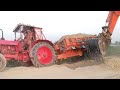 Tractor Fail | Excavator & Belarus Fail to Pull out Heavy loaded Trolley