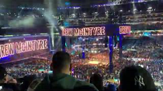 WWE WRESTLEMANIA 35 Drew Mcintyre and Roman Reigns entrance live reaction