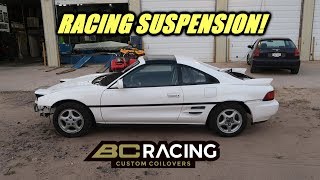 Twin Turbo Mr2 Gets New Coilovers