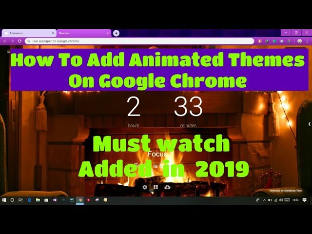Add Live Wallpaper to Google Chrome | Animated themes on Google Chrome |  Technophile Media - YouTube