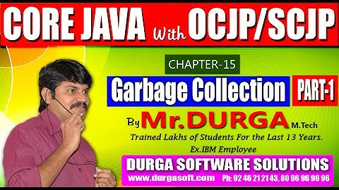 Core Java With OCJP/SCJP-Garbage Collection-Part-1
