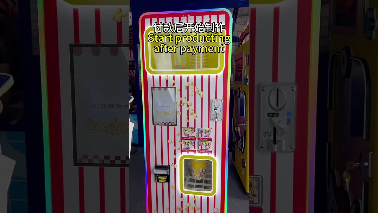 Fully Automatic popcorn machine